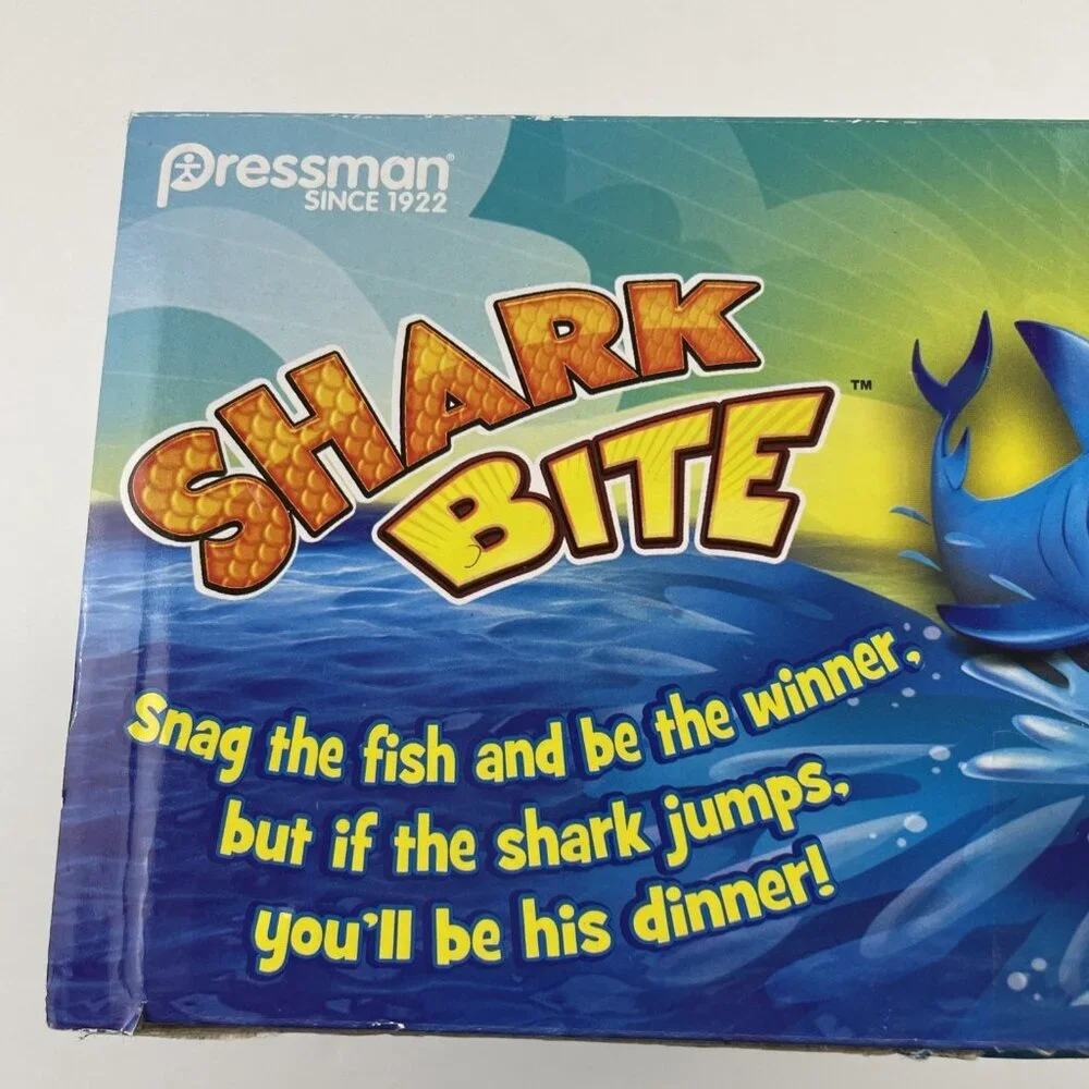 Pressman Toys Shark Bite Game 2-4 Players Age 4 & Up Brand New Factory